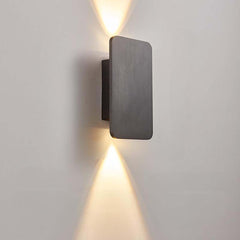 LED Wall Sconce Light Minimalist Rectangle Aluminum Linear, 5 Colors