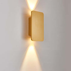 LED Wall Sconce Light Minimalist Rectangle Aluminum Linear, 5 Colors