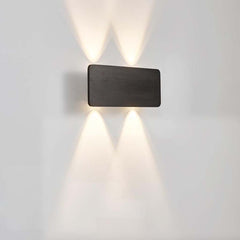 LED Wall Sconce Light Minimalist Rectangle Aluminum Linear, 5 Colors