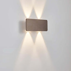 LED Wall Sconce Light Minimalist Rectangle Aluminum Linear, 5 Colors