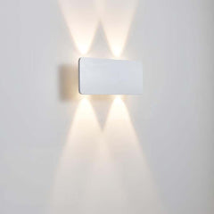 LED Wall Sconce Light Minimalist Rectangle Aluminum Linear, 5 Colors
