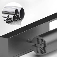 Lineaire LED-hanglamp met spots voor winkels/kantoren, zwart