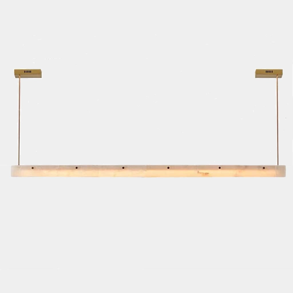 Lineare Pendelleuchte Gürtel Alabaster LED dimmbar