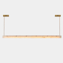 Lineaire hanglamp Riem Albast LED dimbaar