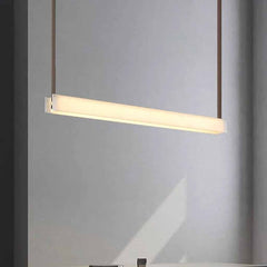 Lineaire hanglamp Riem Albast LED dimbaar