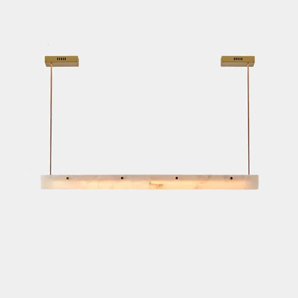 Lineare Pendelleuchte Gürtel Alabaster LED dimmbar