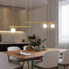 Linear Pendant Light Dining Room