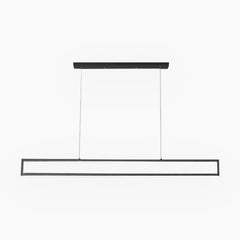 Linear Rectangle Pendant Light Black