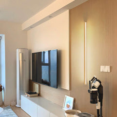 Linear Wood Wall Mounted Lamp Light Living Room