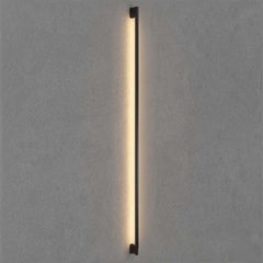 Lampada da Parete Lineare a LED per Interni Minimalista Sottile, Nera