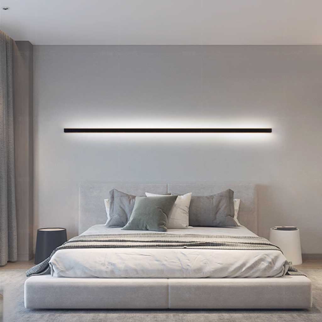 Linear Sconce Minimalist Long Linear LED Wall Sconce Light Bar | VAXLAMP