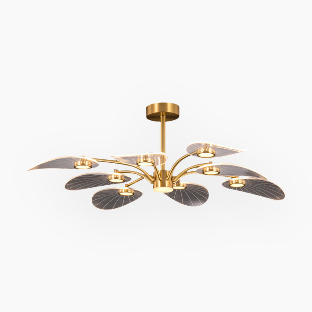 Lotus Flower Acrylic Chandelier 8