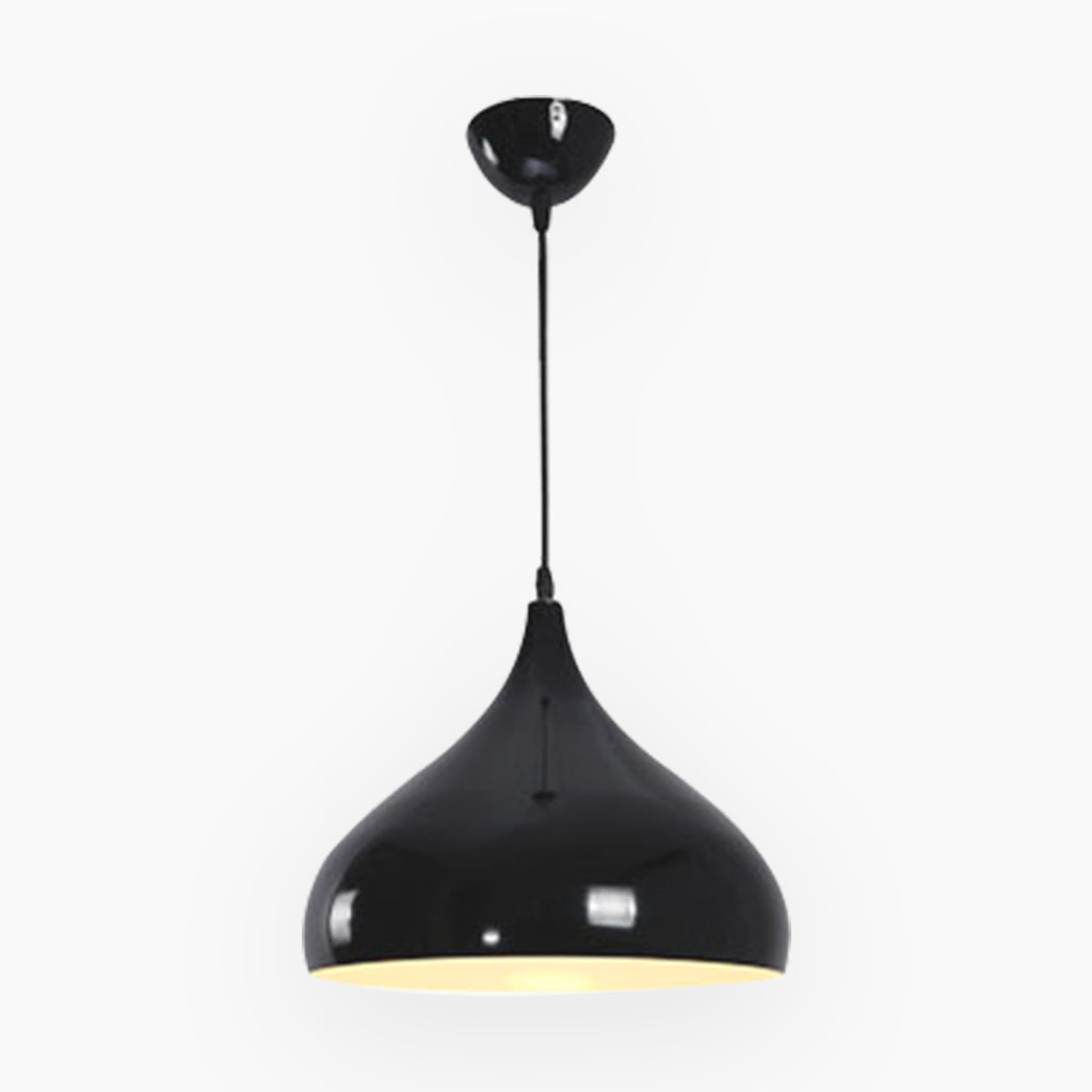 Macaron Spinning Pendant Light Black
