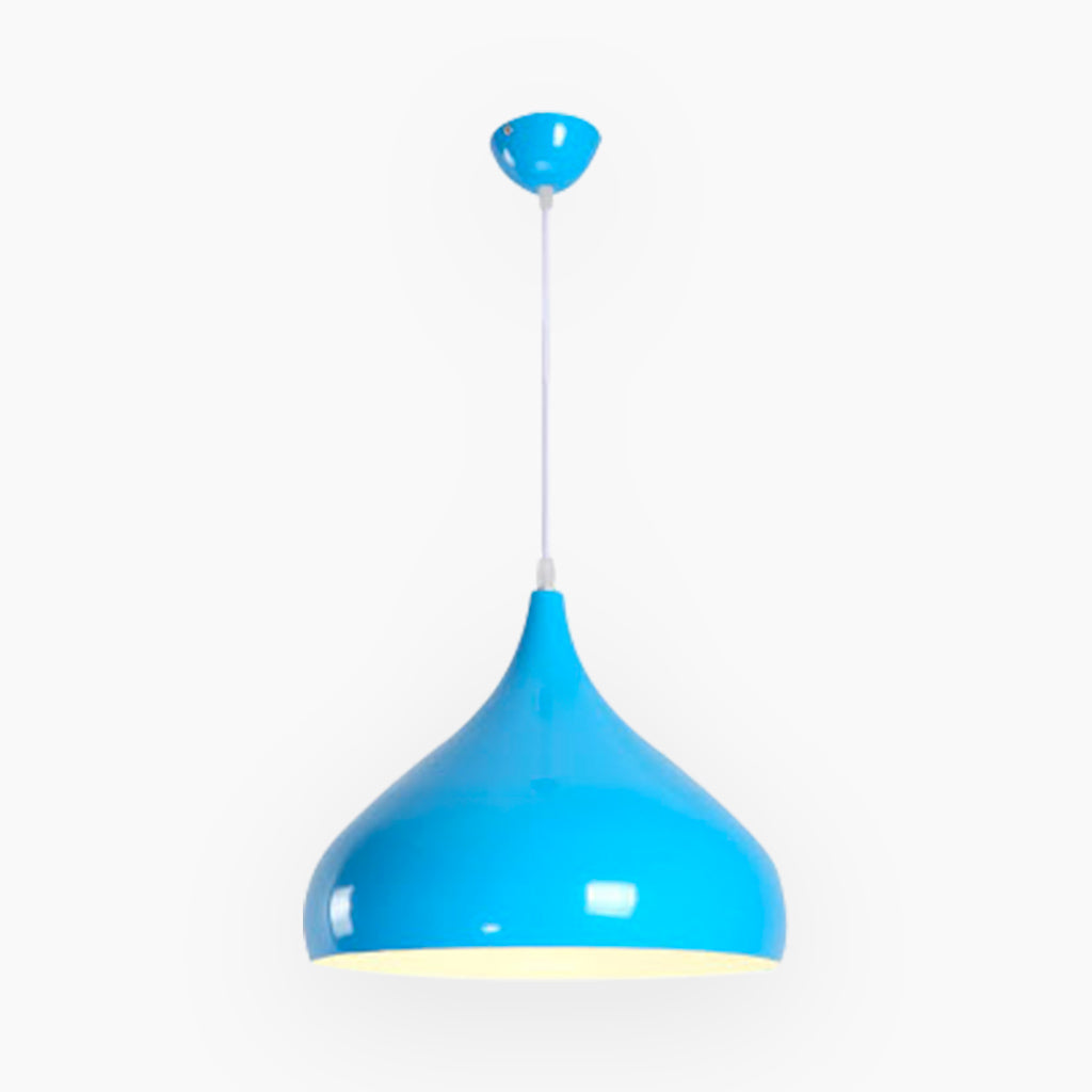 Macaron Spinning Pendant Light Blue