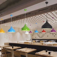 Macaron Spinning Pendant Light Restaurant