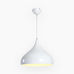 Macaron Spinning Pendant Light White