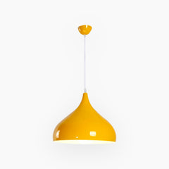 Macaron Spinning Pendant Light Yellow