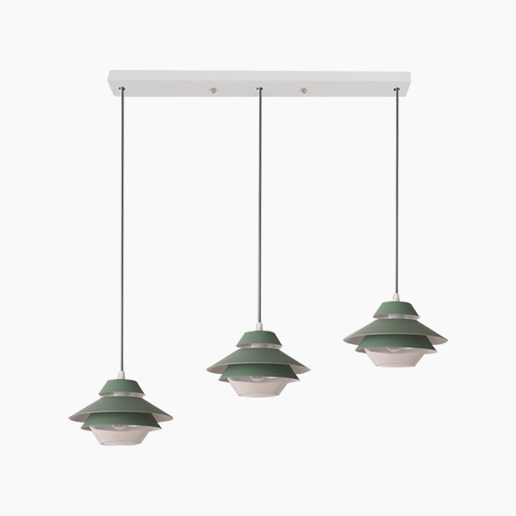 Macaron UFO Pendant Light 3 Green