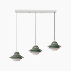 Macaron UFO Pendant Light 3 Green