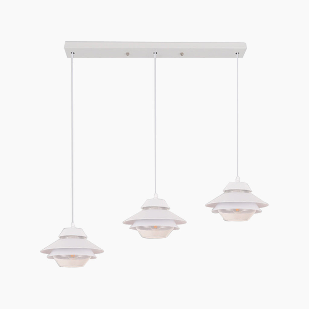 Macaron UFO Pendant Light 3 White