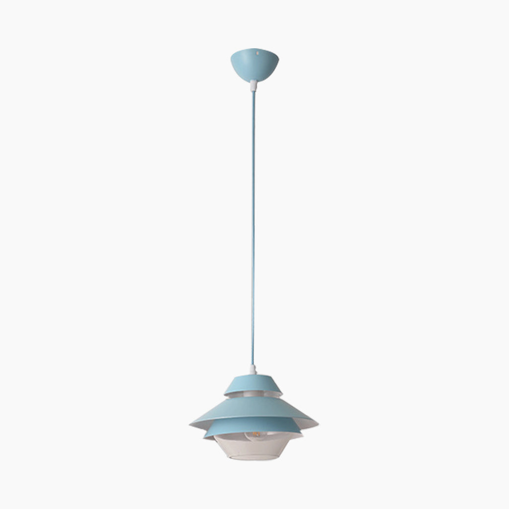 Macaron UFO Pendant Light Blue