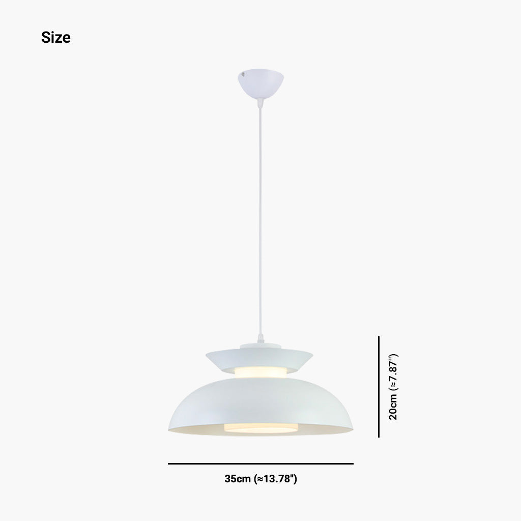 Macaron UFO Pendant Light Size