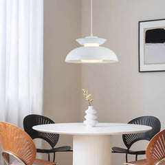 Macaron UFO Pendant Light White Room
