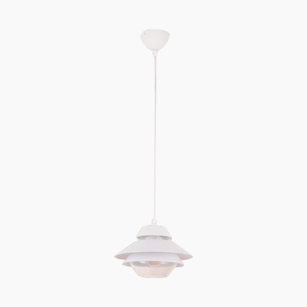 Macaron UFO Pendant Light White