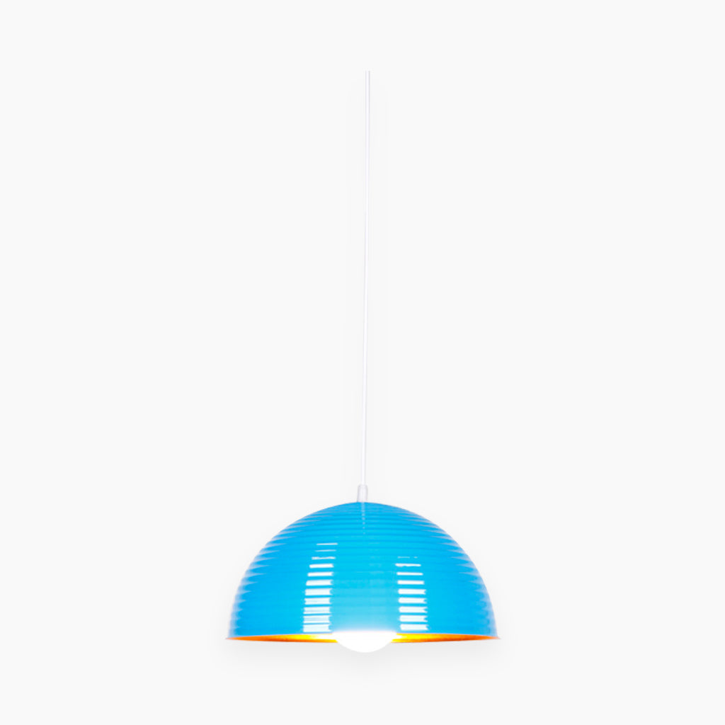 Metal Dome Hanglamp Blauw