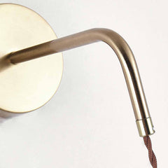Minimalist Iron Brass Wall Sconce Light Arm
