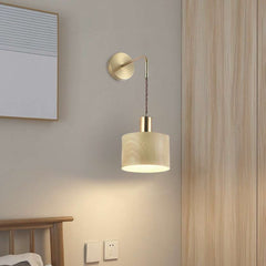 Minimalist Iron Brass Wall Sconce Light Bedroom