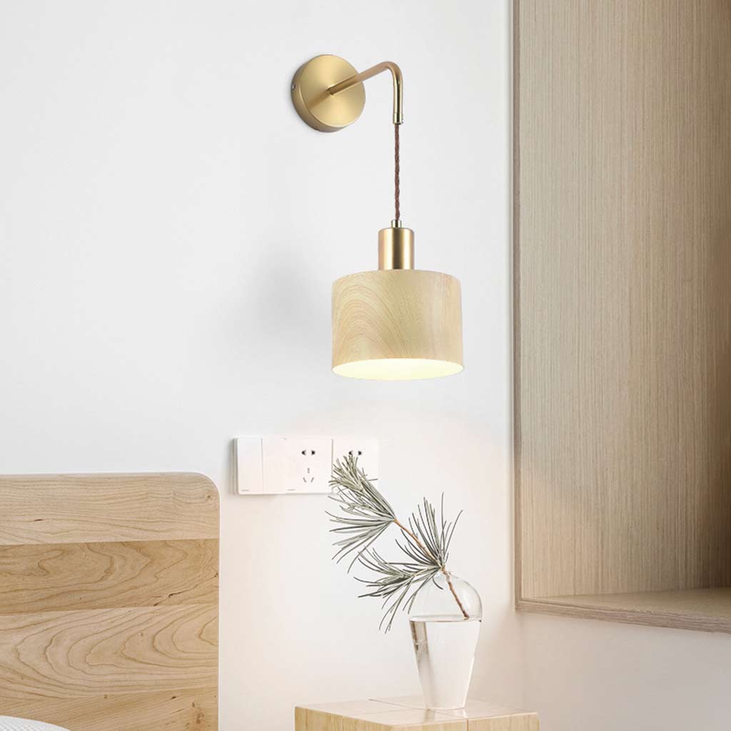 Minimalist Iron Brass Wall Sconce Light Room