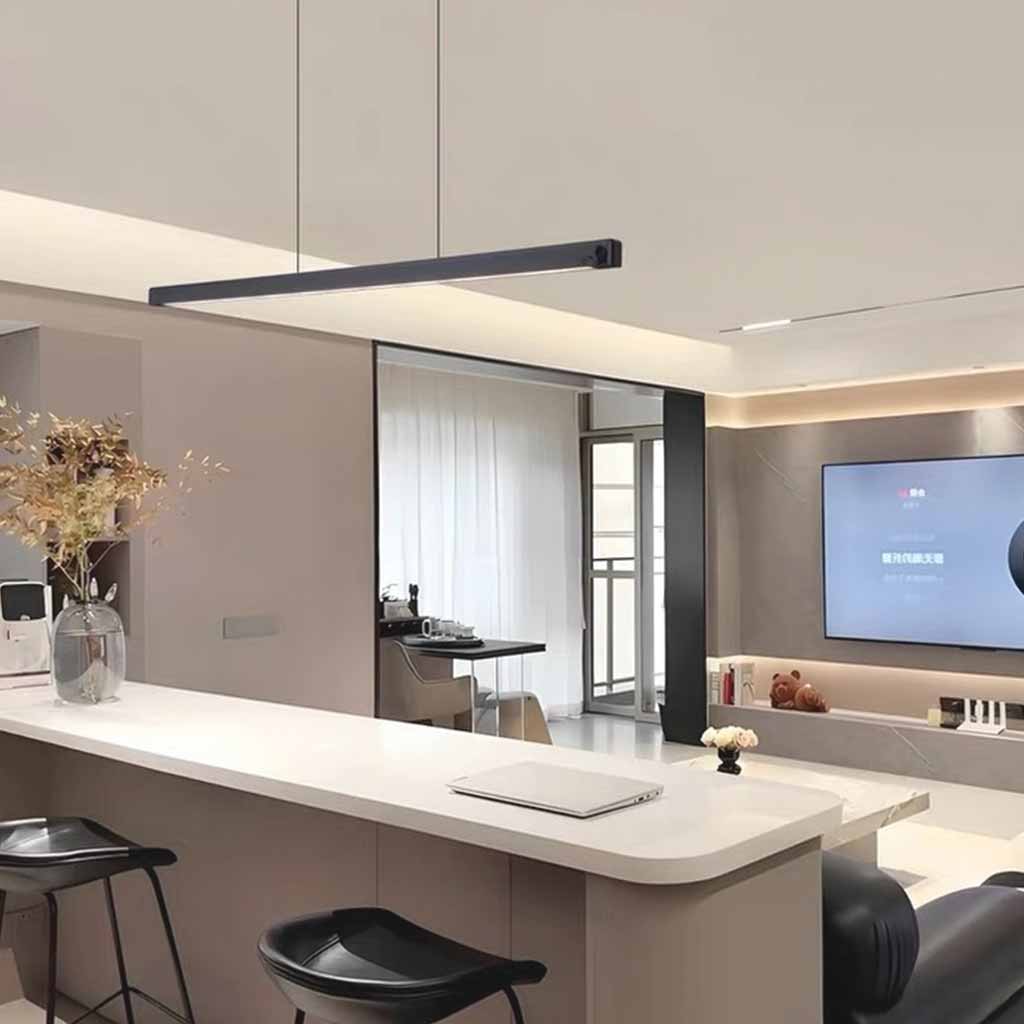 Linear LED Pendant Light with a Dimmer Button | VAXLAMP