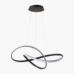 Minimalist Twisted Linear LED Chandelier Ceiling Light Main