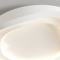 Minimalist White Flush Mount LED Ceiling Light Shade