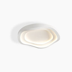 Minimalist White Flush Mount LED Ceiling Light