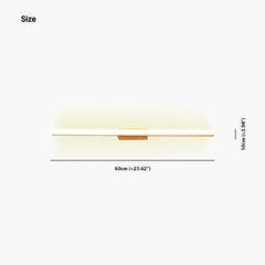 Mirror Light LED Linear Size