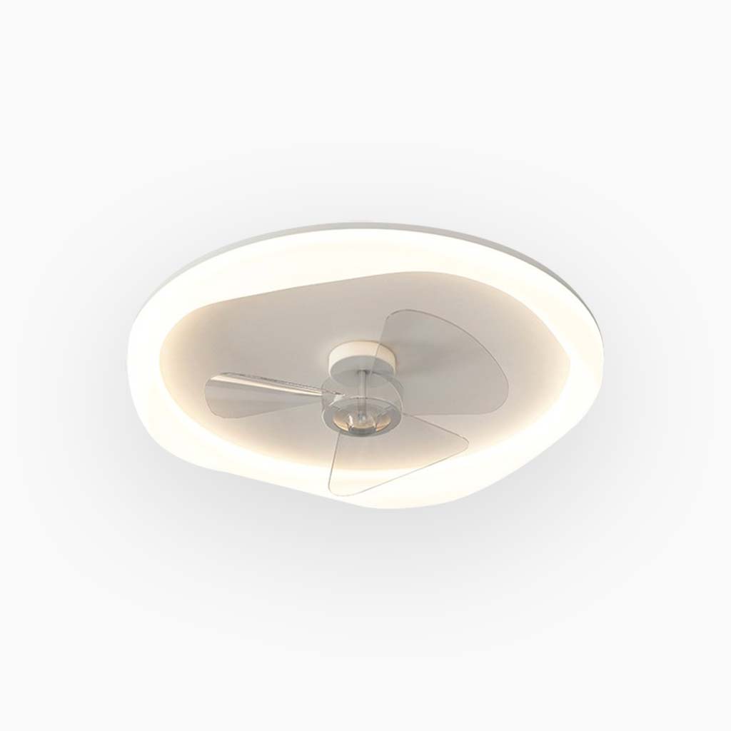 Modern Ceiling fan with Light White