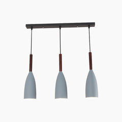 Modern Cone Pendant Light Bar 3 Grey