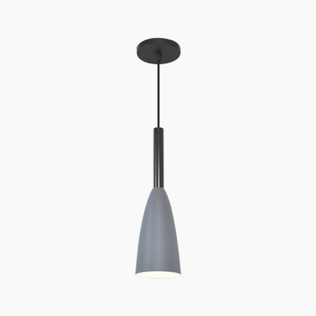 Modern Cone Pendant Light Grey