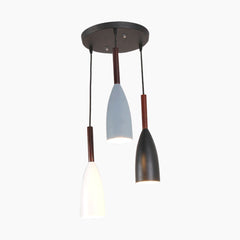 Modern Cone Pendant Light Round 3 Tri
