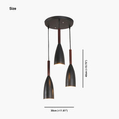 Modern Cone Pendant Light Round Size