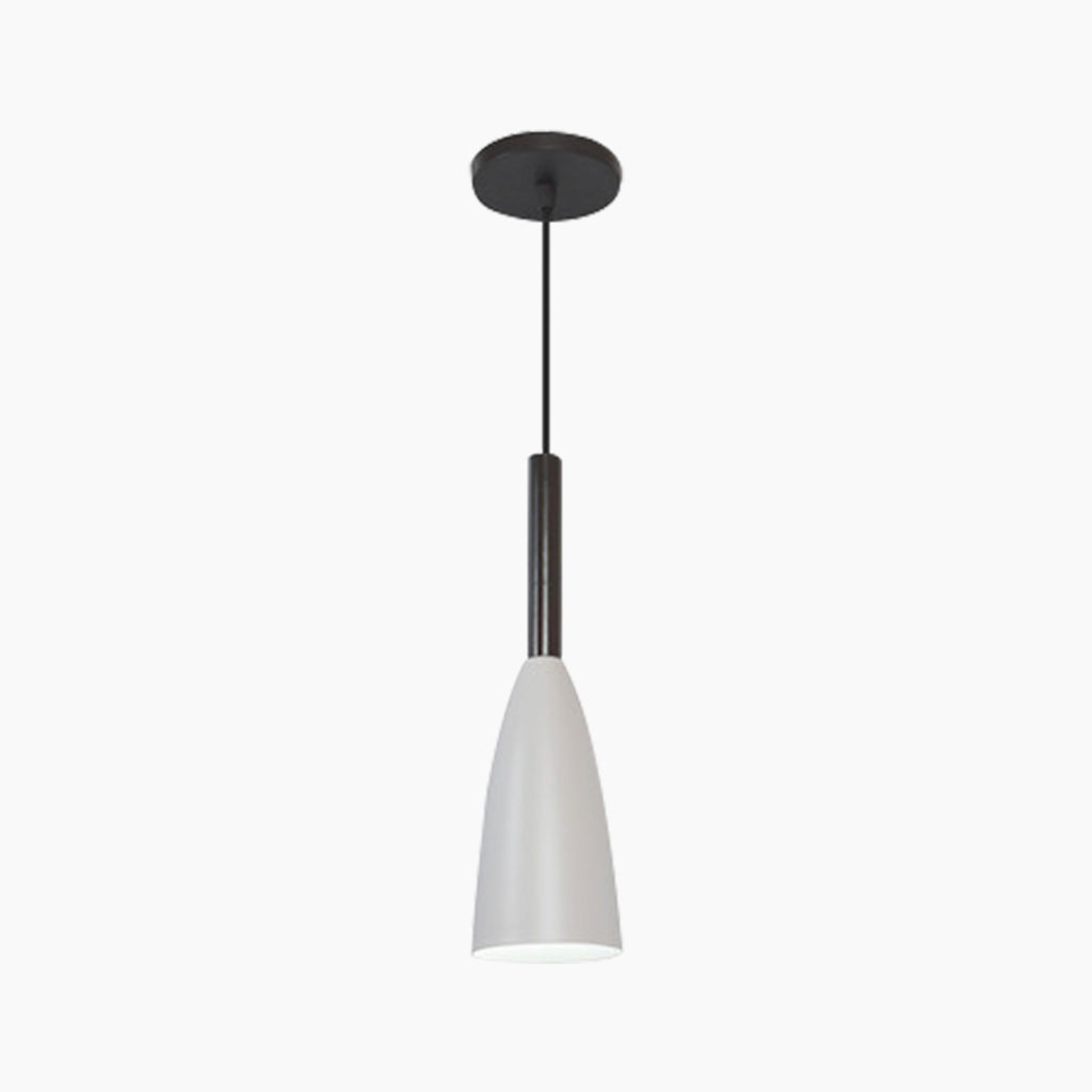 Modern Cone Pendant Light White