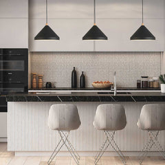 Modern Cone String Pendant Light Kitchen Island