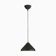 Modern Cone String Pendant Light Black
