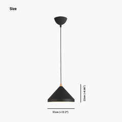 Modern Cone String Pendant Light Size 1 Light