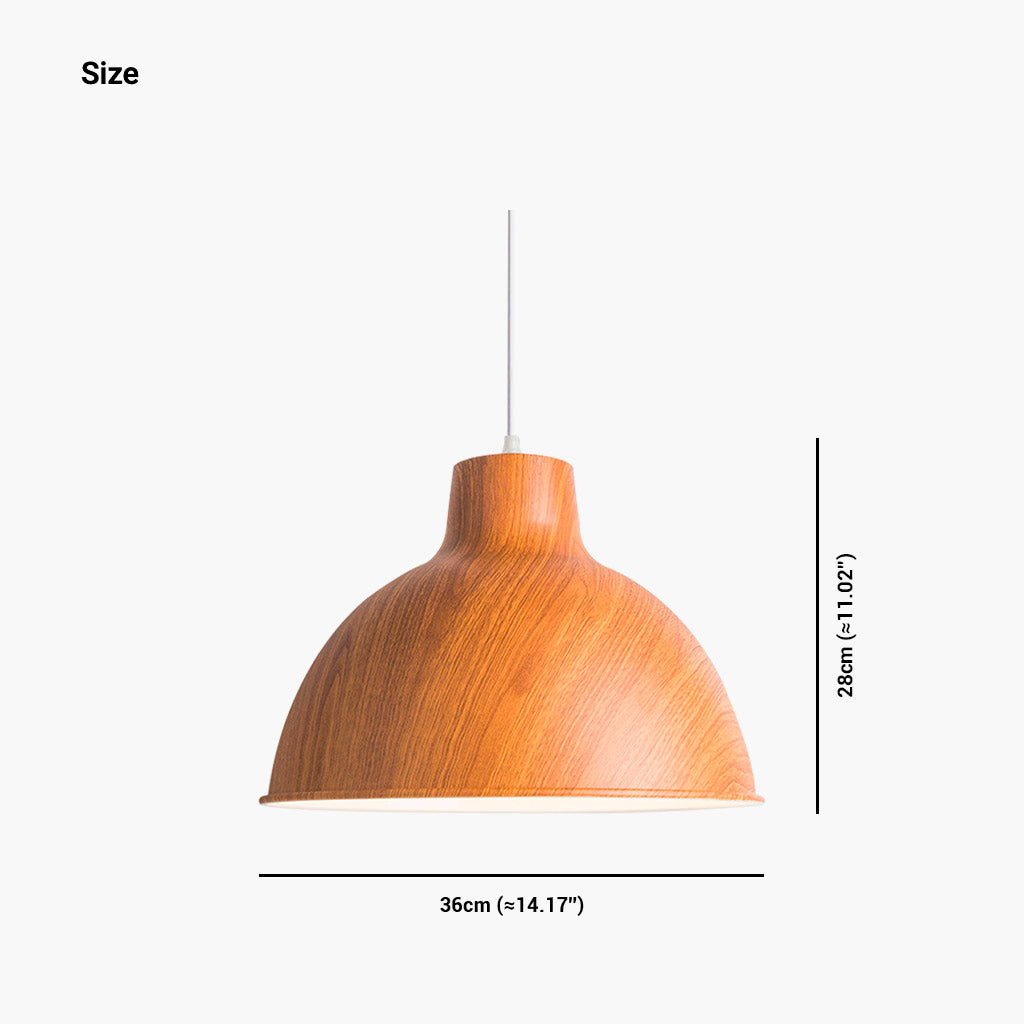 Modern Japanese Dome Pendant Light D Size