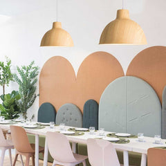 Modern Japanese Dome Pendant Light Restaurant