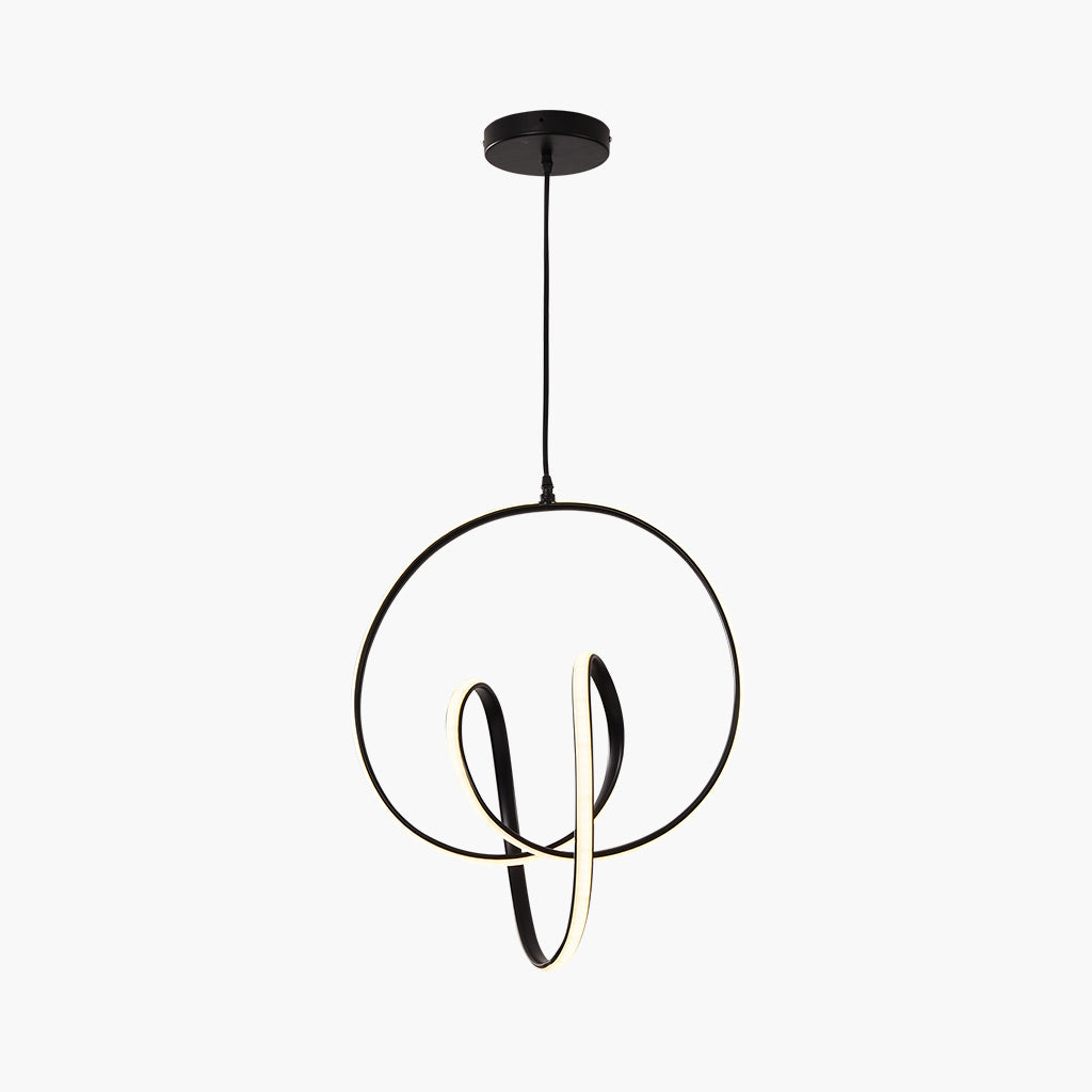 Modern LED Ring Abstract Chandelier Ceiling Light Main