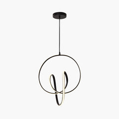 Modern LED Ring Abstract Chandelier Ceiling Light Main